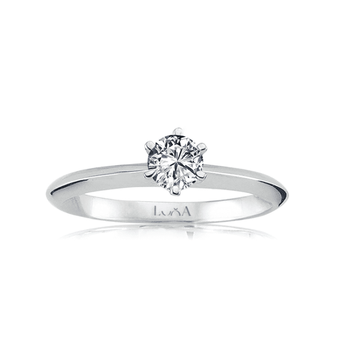 0.32 Karat E SI Tektaş Pırlanta Yüzük